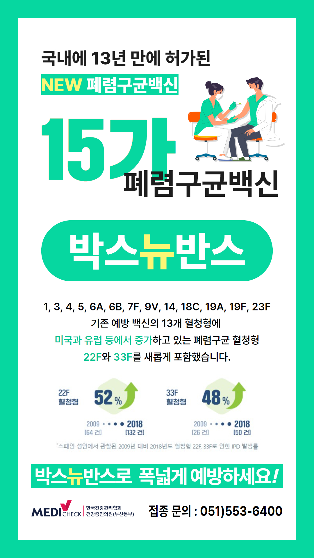 15가 폐렴구균 예방접종